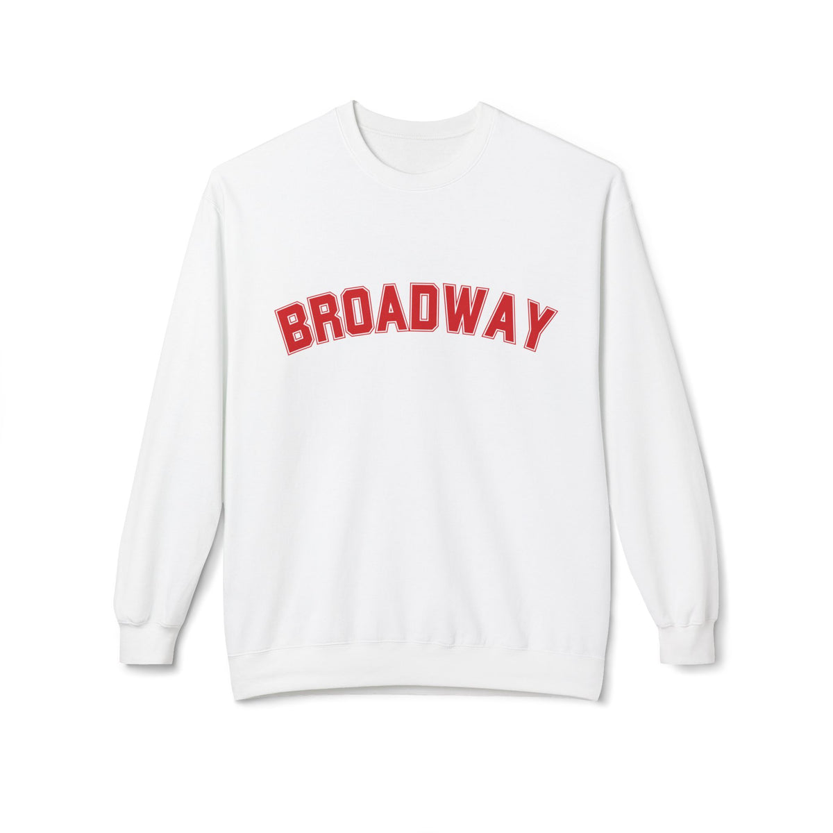 Broadway Collegiate Crewneck Sweatshirt, Teen/Women