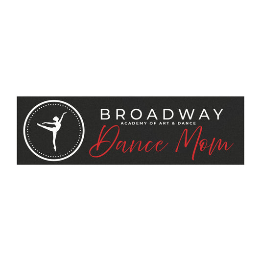 Broadway Dance Mom Car Magnet, Black