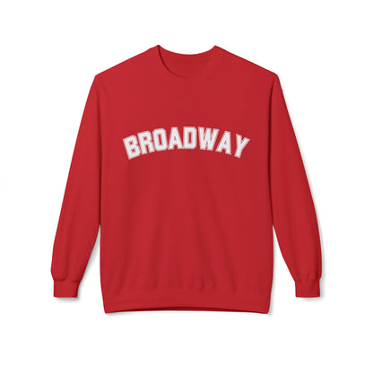 Broadway Collegiate Crewneck Sweatshirt, Teen/Women