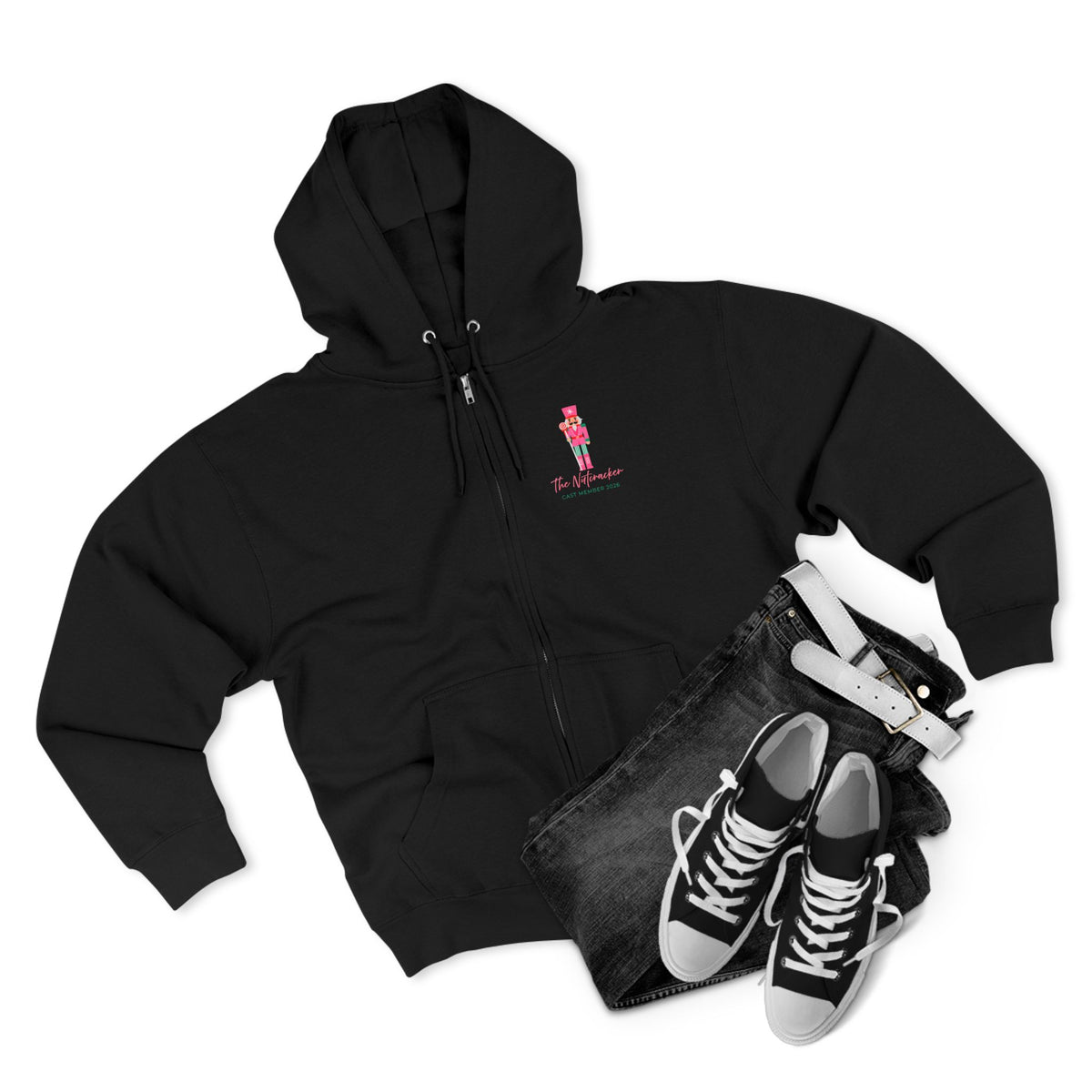 Nutcracker Zip Hoodie, Teen/Womens