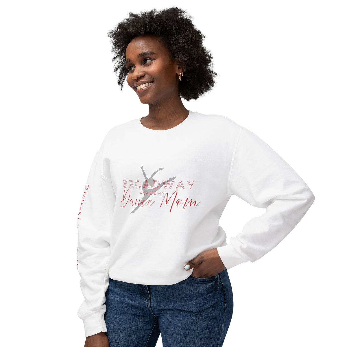 (PERSONALIZE IT!) Broadway Dance Mom Crewneck Sweatshirt